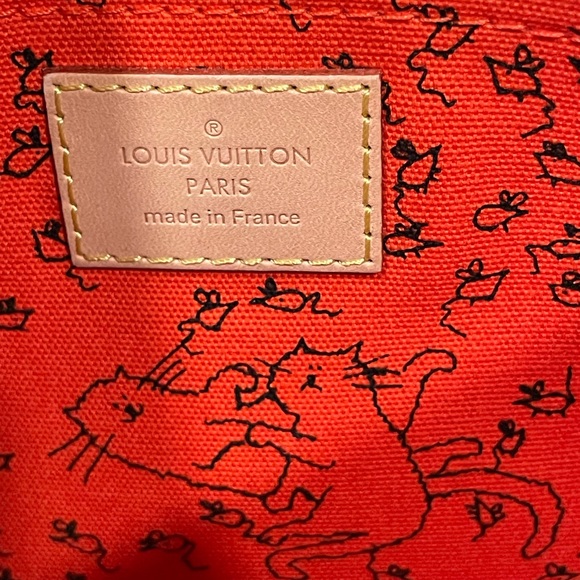 Authentic Louis Vuitton Neverfull MM Catogram with pouch and micro boite… SOLD - Picture 7 of 16